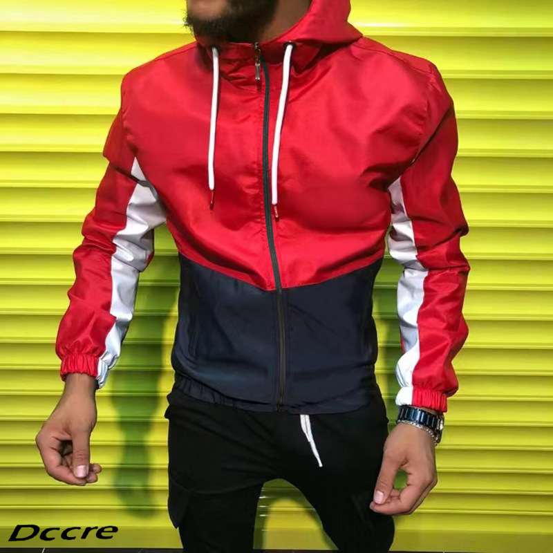 Hooded long sleeve sport thin jacket连帽运动薄款防水夹克外套 - 图2