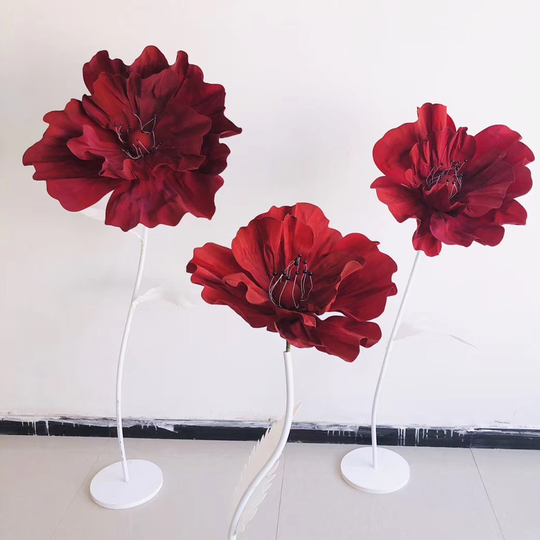 Большие бумажные цветочные украшения, прямые продажи с фабрики, цвет на выбор