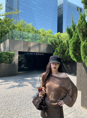 高品质复古平顶帽铆钉休闲百搭马术帽2026秋季简约鸭舌帽帽子男女
