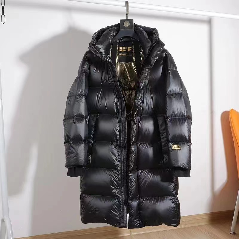 国标白鸭绒!情侣款黑金加厚羽绒服!