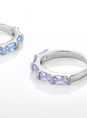 VEKE冷淡风5A级锆石戒指