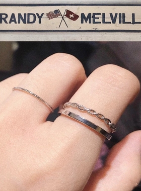 时尚戒指BM小众设计女