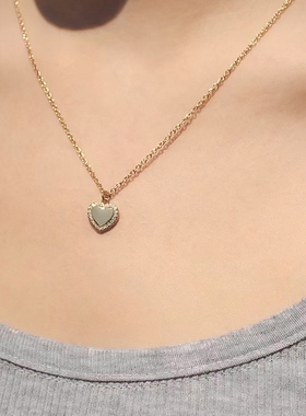 brandymelville小爱心项链吊坠