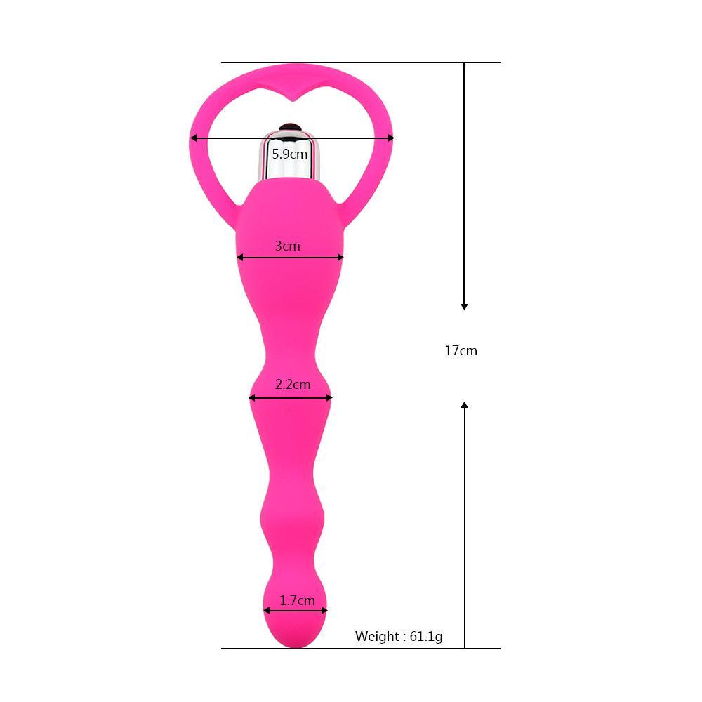 Anal Vibrator Sex Toys Butt Silicone Plug Adult Products - 图3