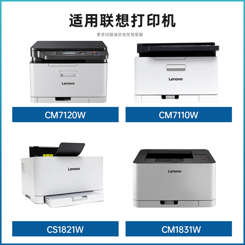 适用联想cm7120w粉盒cm7110w碳粉cs1821w cs1831w LT1821墨粉鼓架 - 图2