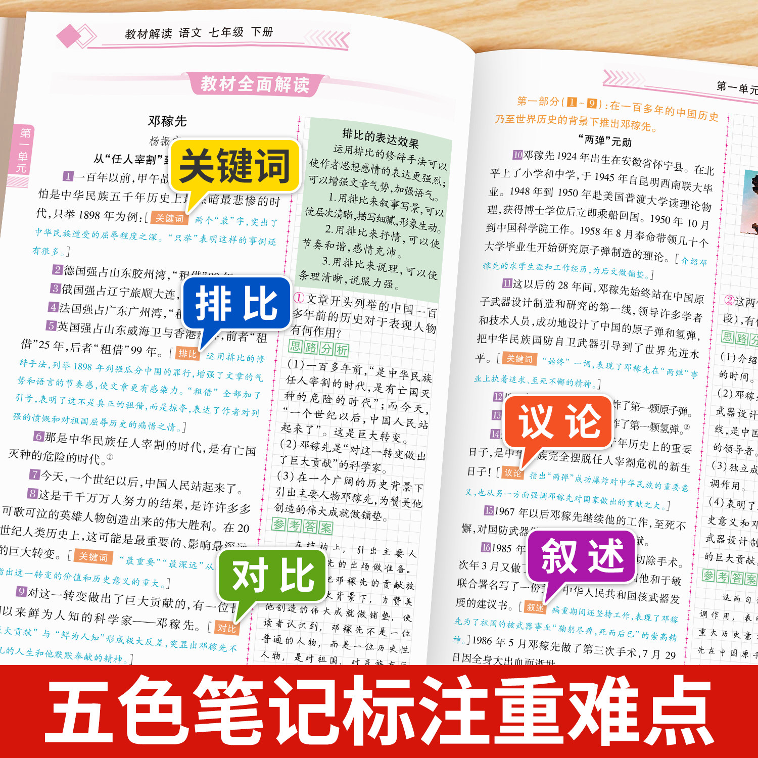 2025新版课堂笔记七年级八年级九年级上册语文数学英语全套初一初二初三人教版初中同步课本随堂伴学笔记中学全解教材解读预习学霸