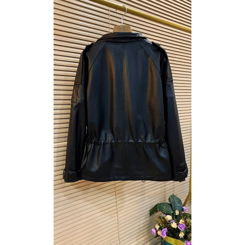 胖妹妹大码女装2026春款PU外套百搭遮肉皮衣长袖外套皮夹克显瘦潮,淘宝优惠券,粉丝福利购,淘宝优惠卷