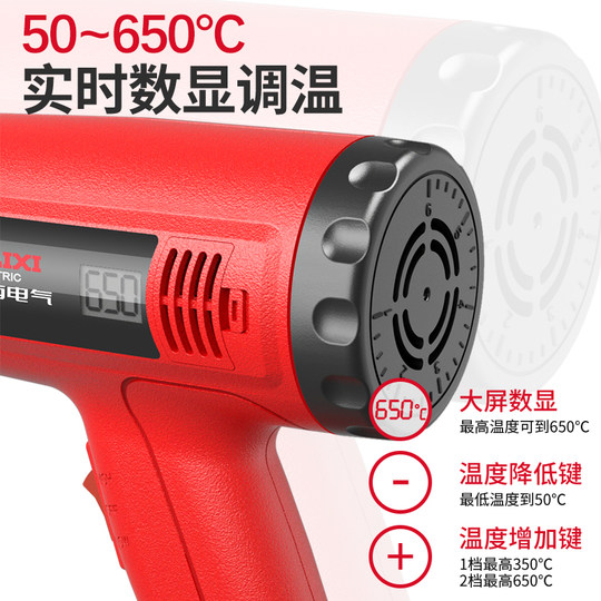 Delixi Electric Industrial Grade High Power Hot Air Gun