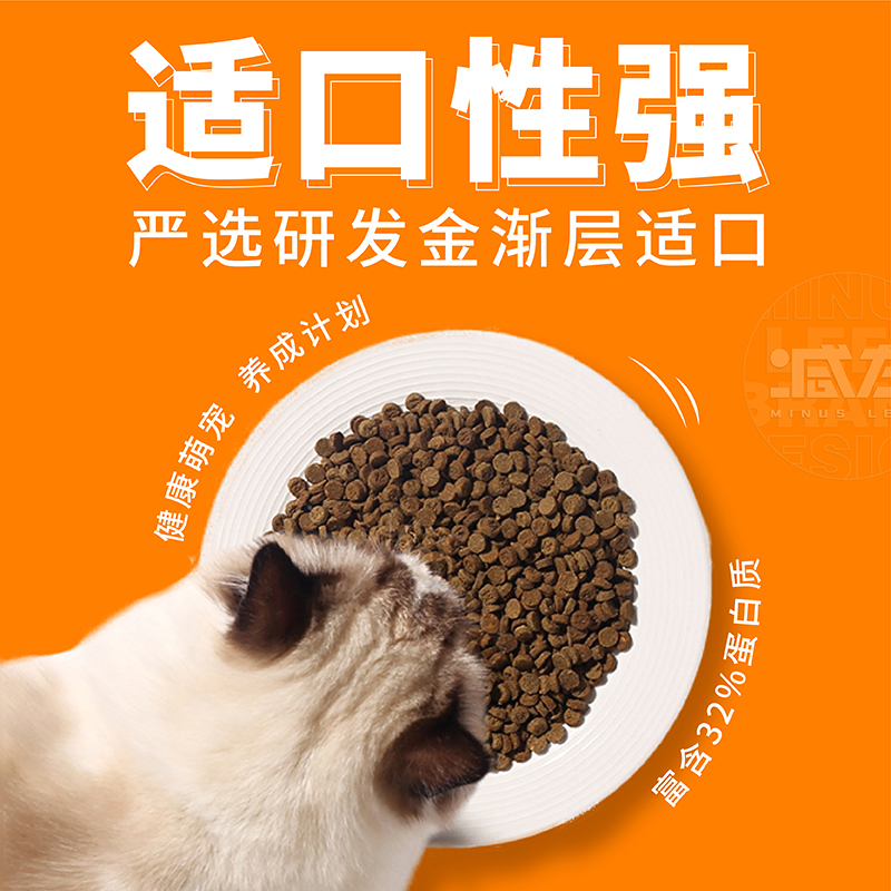 慧宠儿全价金渐层专用猫粮全阶段成猫幼猫主食鲜肉配方呵护肠胃 - 图0