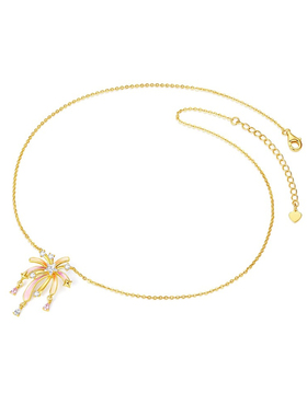 浪漫花火项链女款轻奢设计不掉色高级感锁骨链520送女朋友礼物