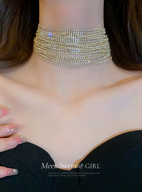 小众颈链choker颈带高级感千金感项链女款2025新款爆款脖子配饰