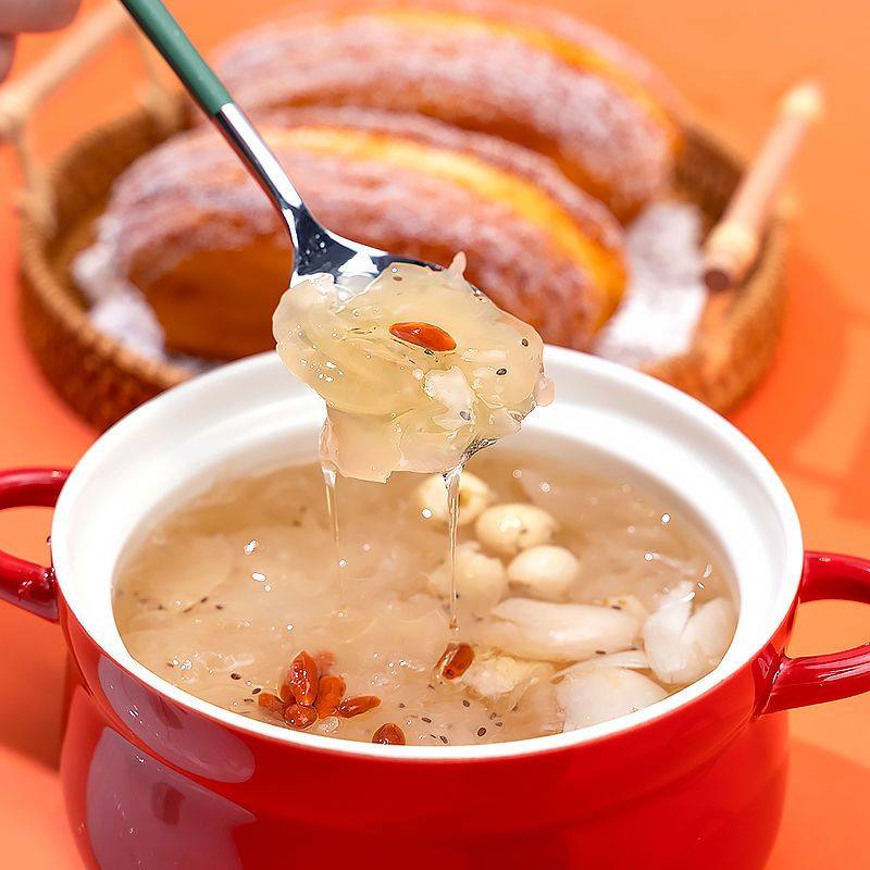 林家铺子大朵银耳羹罐头200g*8罐鲜炖银耳百合莲子羹免冲泡即食,淘宝优惠券,粉丝福利购,淘宝优惠卷