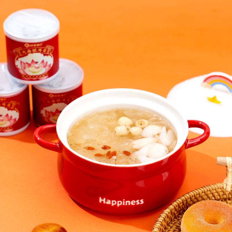 林家铺子大朵银耳羹罐头200g*8罐鲜炖银耳百合莲子羹免冲泡即食,淘宝优惠券,粉丝福利购,淘宝优惠卷