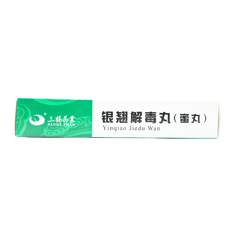 三鹤药业 银翘解毒丸(蜜丸) 9g*10丸/盒 - 图1