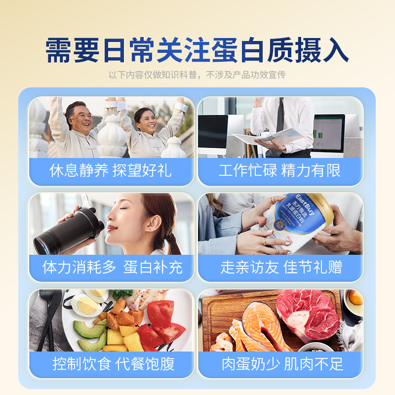 东方甄选乳清蛋白粉罐装原料进口精准营养冲饮食品中老年送礼推荐