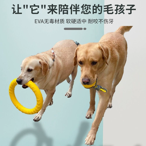 Игрушка для собак, измельчение зубов зубов и облегчение душных артефактов у крупных собак, золотые ретрадолазонские игрушки летающие поднос