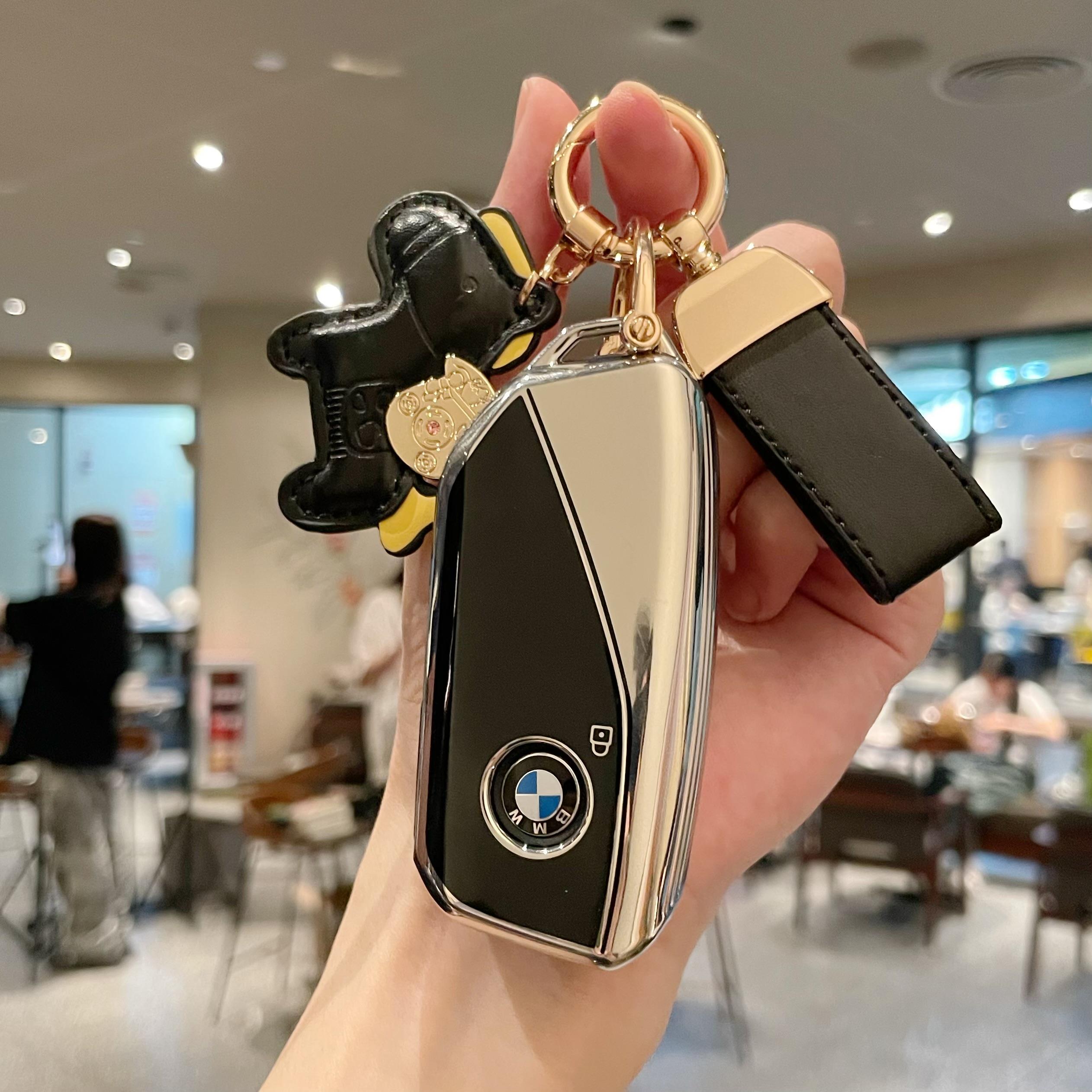 适用宝马X5钥匙套24款新X1/X7包7系735li/iX/XM/X6/iX车保护壳扣 - 图1