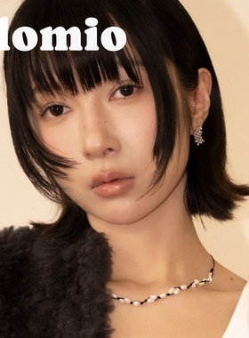 flomio天然珍珠黑绳项链手链