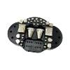 Plastic base plate inlaid with stone base, micro-inlaid ball, gold, silver and copper ring making, gem inlaid and carved fixed base, 360 degree rotation