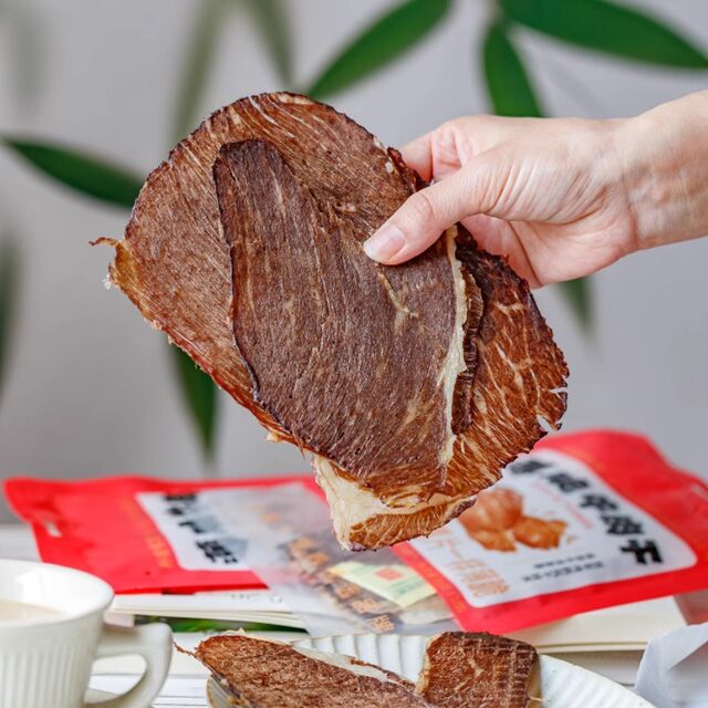 Pu Shi You Fang crispy beef jerky high protein snacks