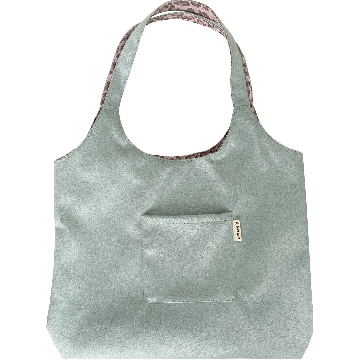 2025新款小清新日系粉豹纹单肩包双面文艺复古百搭麂皮绒托特包潮,淘宝优惠券,粉丝福利购,淘宝优惠卷