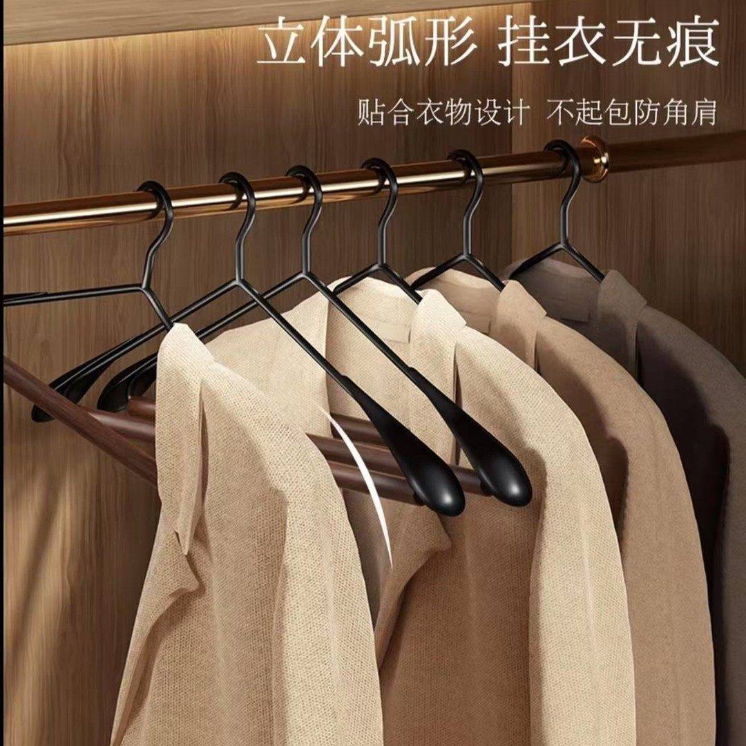 高端轻奢实木铁艺衣架衣柜衣帽间专用加粗木质晾衣挂宽肩无痕衣撑,淘宝优惠券,粉丝福利购,淘宝优惠卷