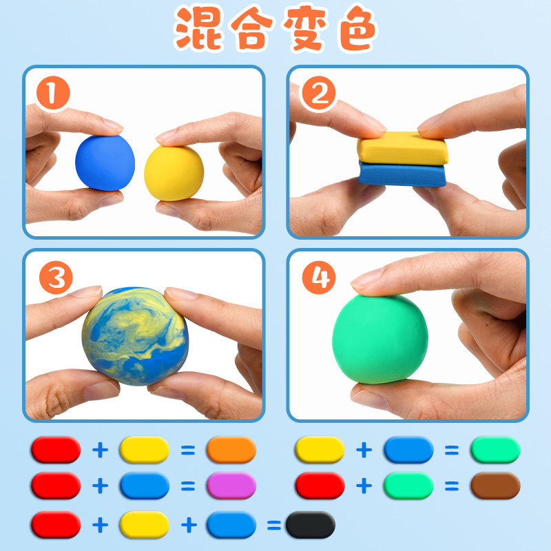 儿童可塑拉丝橡皮擦学生专用幼儿园小学生彩色可变色拉丝橡皮泥美术用创意卡通文具用品素描无碎屑不留痕文具,淘宝优惠券,粉丝福利购,淘宝优惠卷