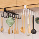 Storage drain cabinet hanger cup holder saves space
