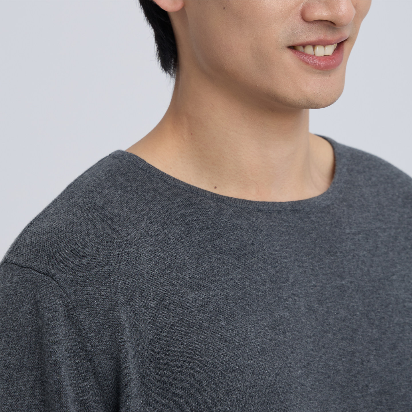 无色无味纯棉针织衫男款2025新款可机洗长袖加厚打底上衣男士毛衣,淘宝优惠券,粉丝福利购,淘宝优惠卷