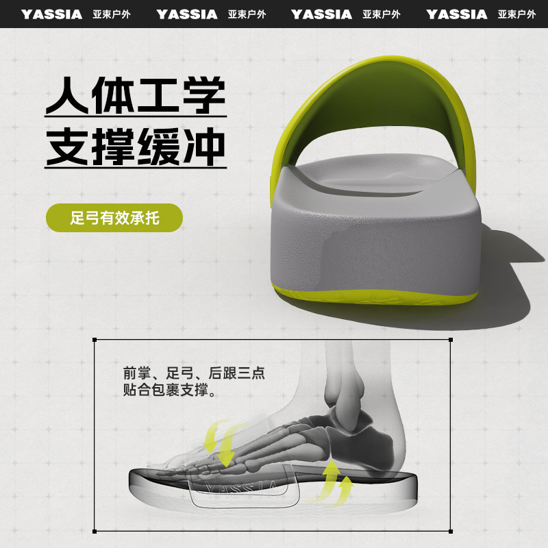 亚束情侣款拖鞋男厚底户外运动沙滩凉鞋夏季轻便防臭外穿防滑凉拖,淘宝优惠券,粉丝福利购,淘宝优惠卷