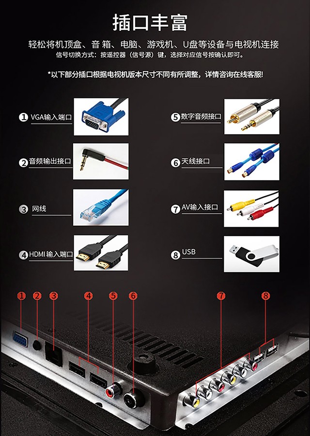 液晶电视机65寸超清4K网络智能平板32 55 60 70 80寸语音wifi彩电 - 图0