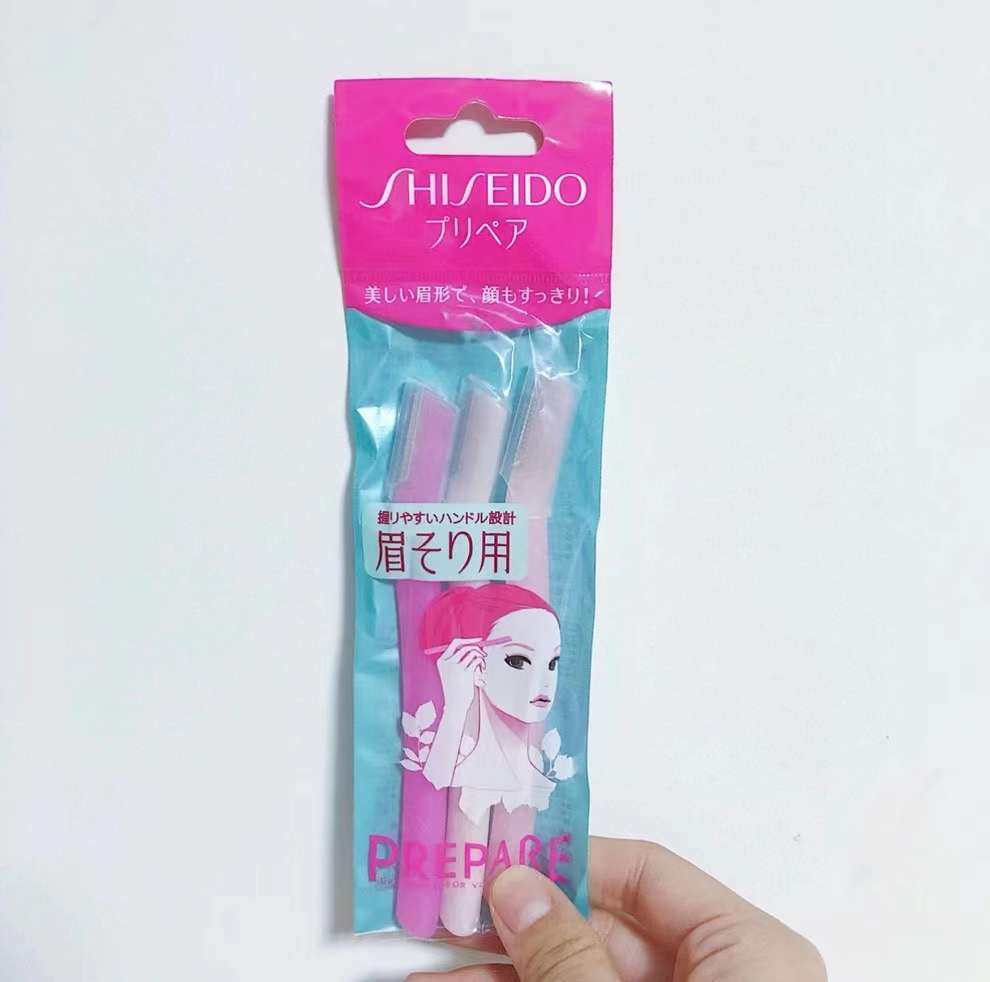 日本资生堂修眉刀女用刮眉刀剃眉刀画眉神器初学者专业套装3支装,淘宝优惠券,粉丝福利购,淘宝优惠卷