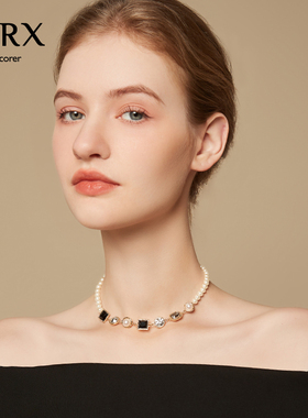 JXRX复古巴洛克珍珠项链高级感