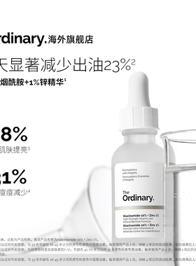 【焕白控油】The Ordinary 熊果苷精华30ml+烟酰胺30ml 双重亮肤