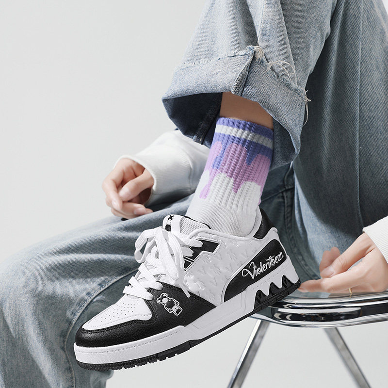 暴力熊官网旗舰店夏季新品轻奢时尚男鞋情侣荧光百搭运动板鞋女鞋,淘宝优惠券,粉丝福利购,淘宝优惠卷