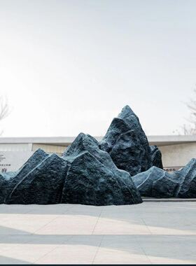 玻璃钢仿真石吊挂井盖创意庭院