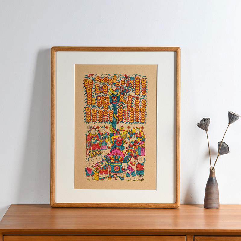 木板年画 画新年装饰老式怀旧画 画门贴杨家埠武强朱仙镇传统客厅,淘宝优惠券,粉丝福利购,淘宝优惠卷