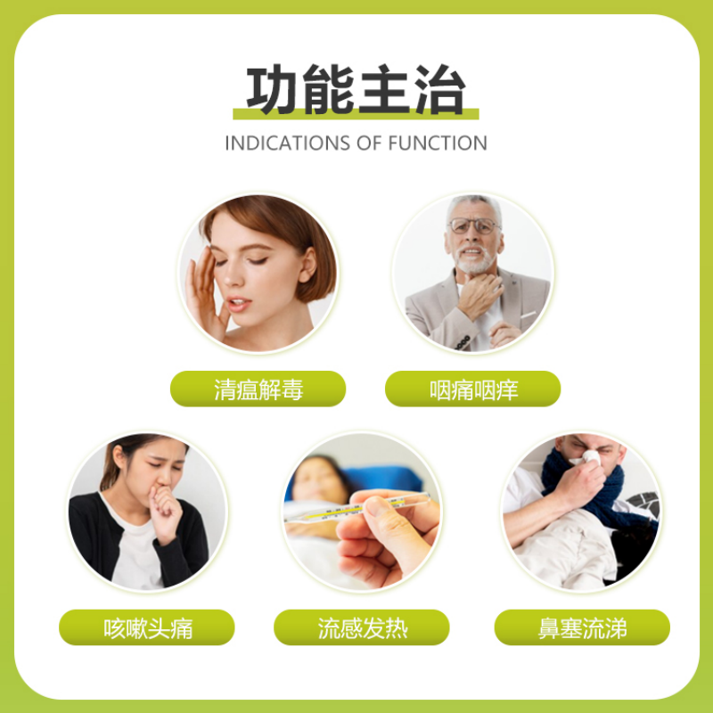 香港清冠一号流感冒咳嗽头痛退胶囊 FINES海外国际感冒咳嗽用药