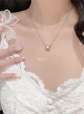【幸运小蛮腰】999足银项链纯银项链女轻奢小众项链生日礼物高级
