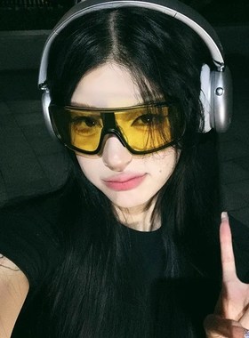 骑行防风防尘护目眼镜户外专用防晒男款墨镜可套近视女士太阳眼镜