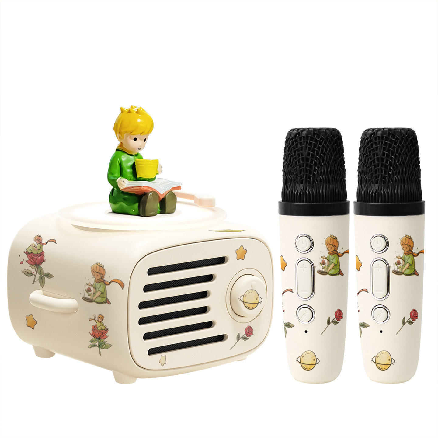 小王子K歌蓝牙音箱迷你小型音响一体带话筒唱歌麦克风女生日礼物,淘宝优惠券,粉丝福利购,淘宝优惠卷