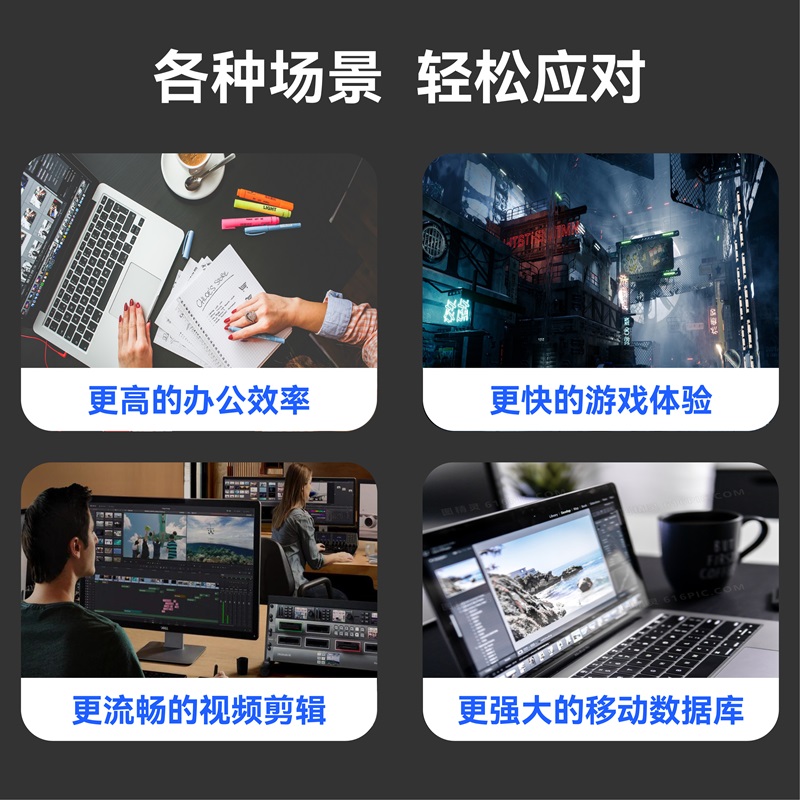 ITGZ RTL9210b双协议nvme/ngff m2固态硬盘盒子外置涡轮风扇散热-图2