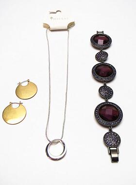 中古重工手链项链合金女镀金