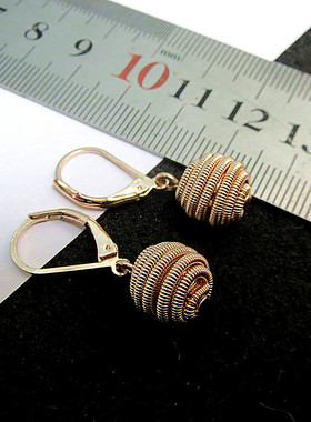 潮牌合金镀金女项链耳环