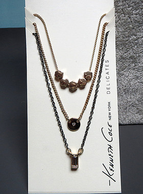 潮牌合金镀金女孤品项链