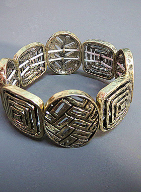 潮牌欧美女合金孤品手链