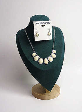 高端耳环套装外贸项链镀银女