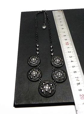 720欧美孤品复古夸张金色项链