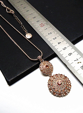 合金镀金蛇骨链女项链耳环中古