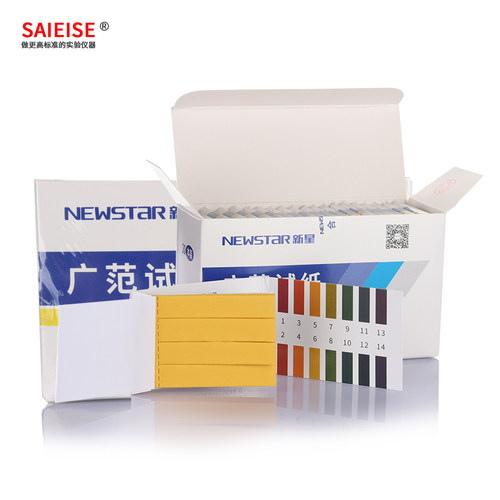 新星PH试纸广泛试纸实验室测试水质土壤PH值化妆品酸碱度酸碱性测试纸人体测试纸ph值试纸化学实验室精密试纸 - 图3